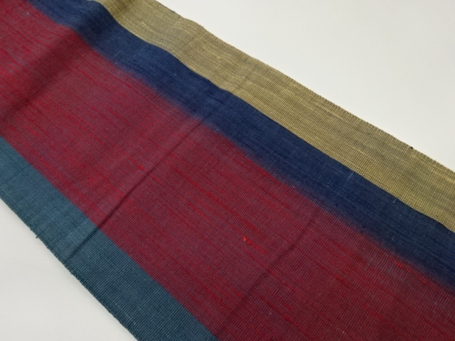 JAPANESE NAGOYA OBI / TSUMUGI / WOVEN STRIPE